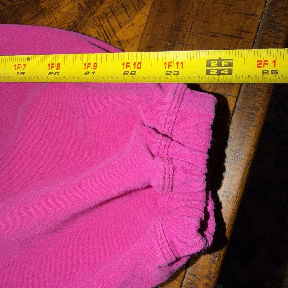Lululemon Joggers Asia Fit Size Small Inseam 24' Hot Pink Zip Pockets